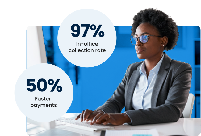office manager takes control of payments